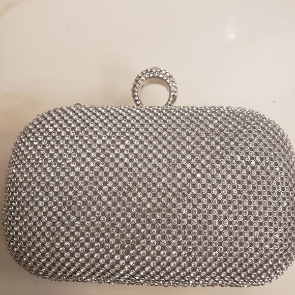Handbags - Crystal Evening Small Finger Clutch
